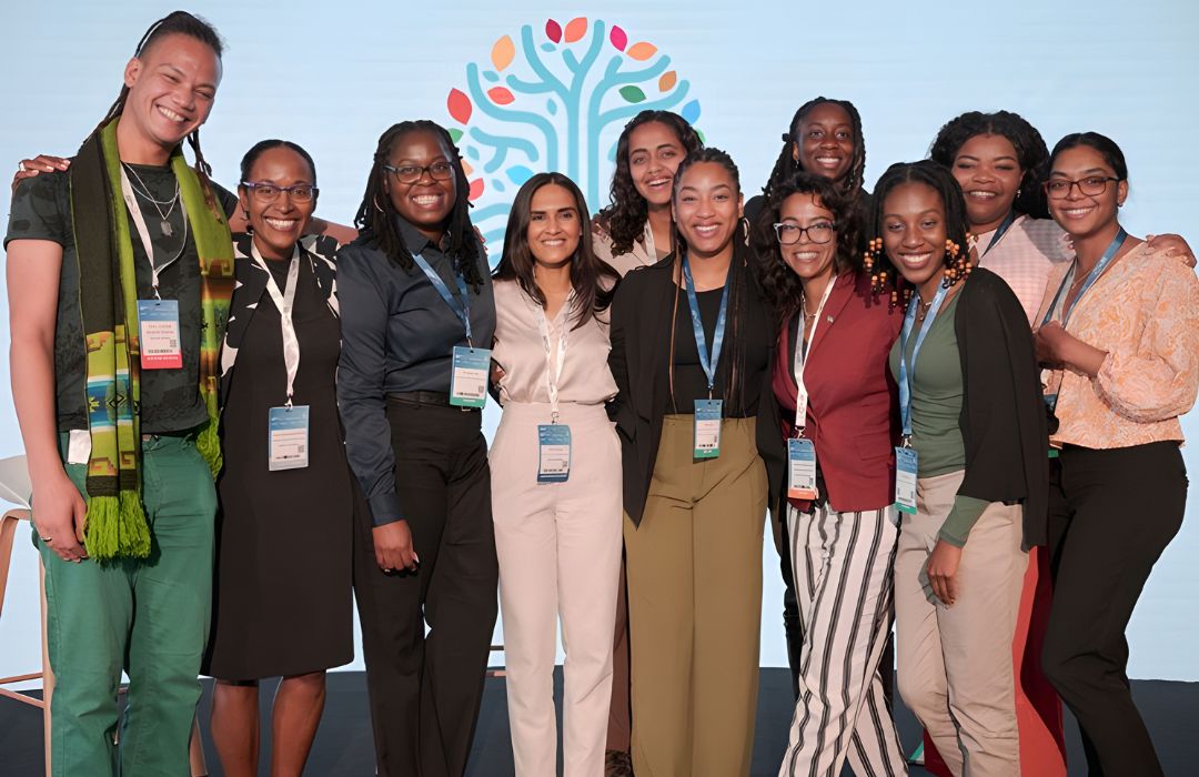 Caribbean Climate Justice Leaders Academy (CCJLA) cohort at COP28