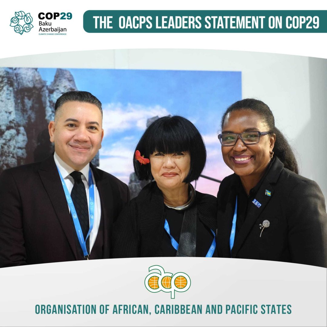 Statement on COP29 by the Organisation of African Caribbean and Pacific States (OACPS) Leaders