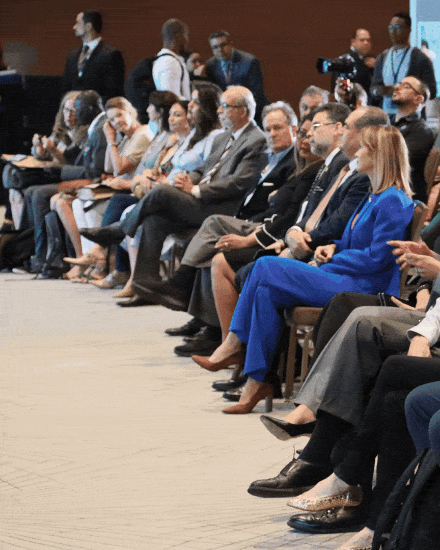 Speakers presenting during the SRI Congress