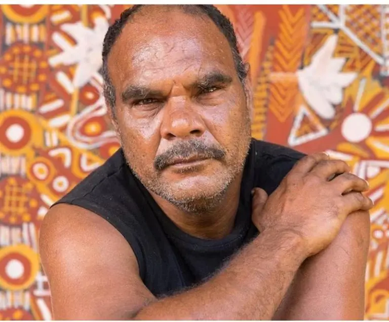 From Milikapati, Tiwi artist Johnathan 'World Peace' Bush is a voice of the old and the new