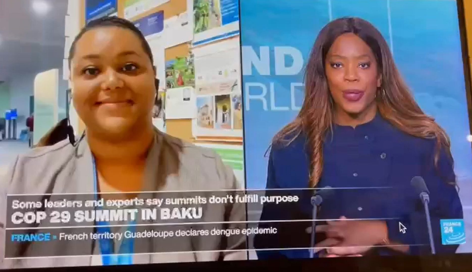 Video: Noelle Young Interviewed On France 24
