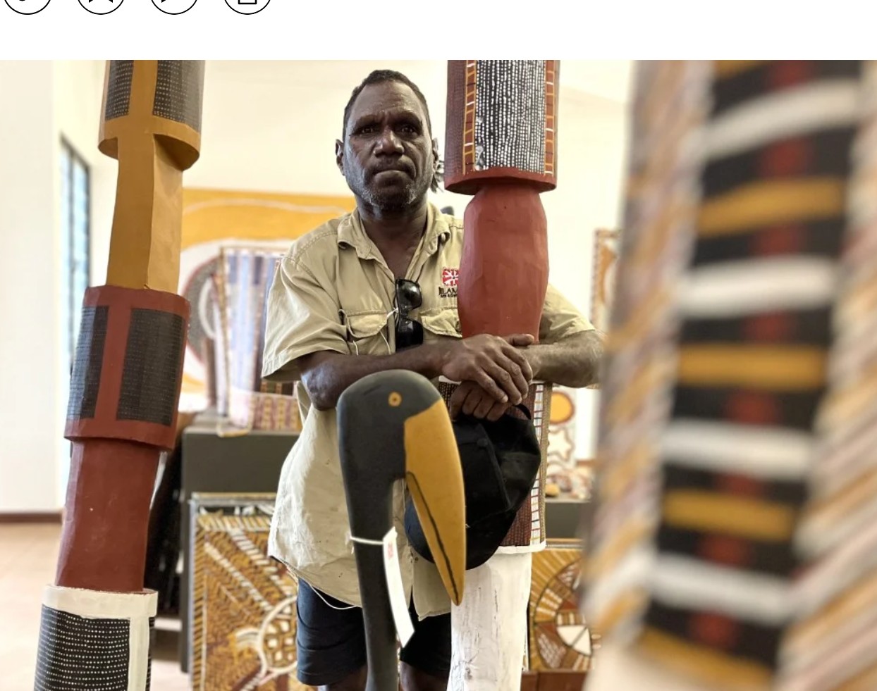 How indigenous artists on remote Australian island keep traditions alive through art