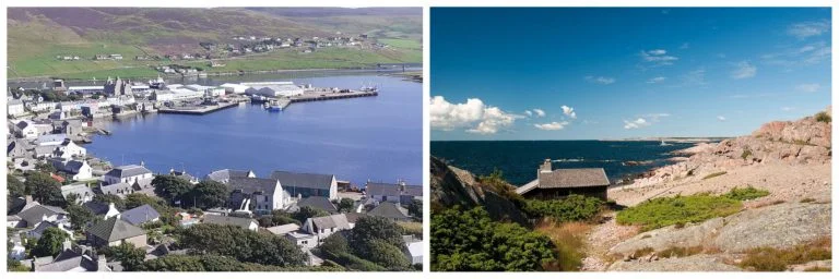Shetland and the Åland Islands
