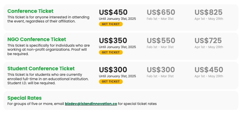 Event ticket with details displayed