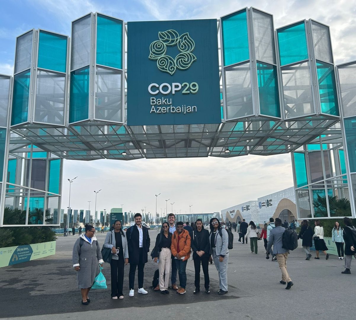 Group photo of the Island team at COP29 in Baku, Azerbaijan