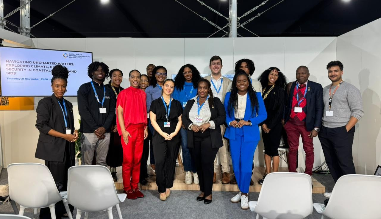 Group pciture of the Island Innovation team during COP29